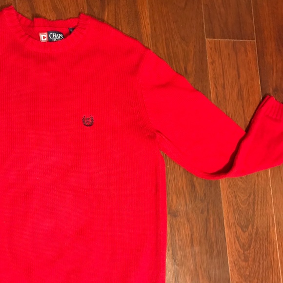 Men's Chaps Cotton Pullover Sweater Size Medium - Picture 6 of 6